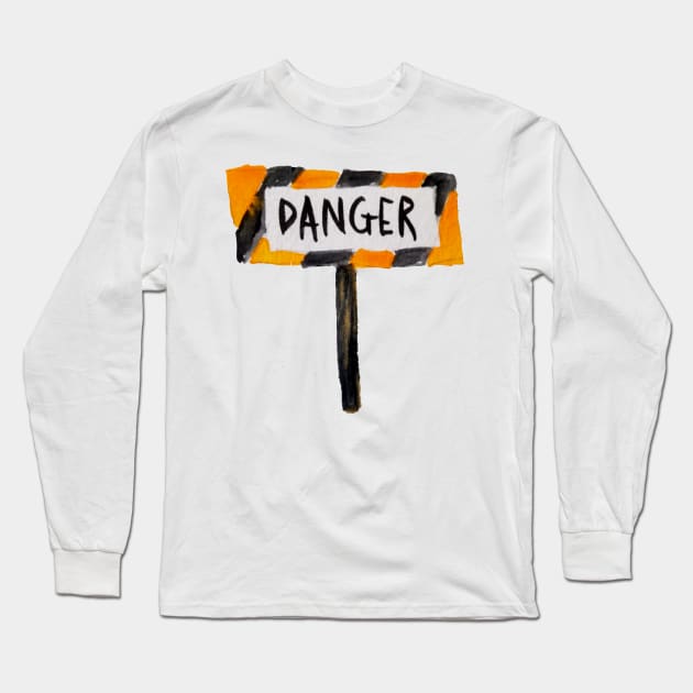 danger Long Sleeve T-Shirt by ISFdraw